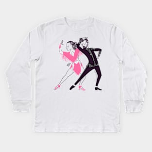 Mambo dancers Kids Long Sleeve T-Shirt